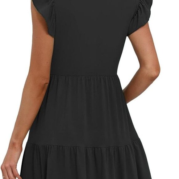 Summer Dresses for Women 2025 Elegant Classy Casual Plus Size Spring Midi Fashio - Picture 3 of 7